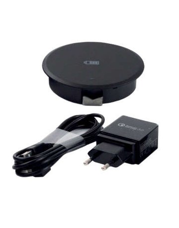 Kabellänge Ladestation,15 Watt,schwarz BD 80 mm - Topform