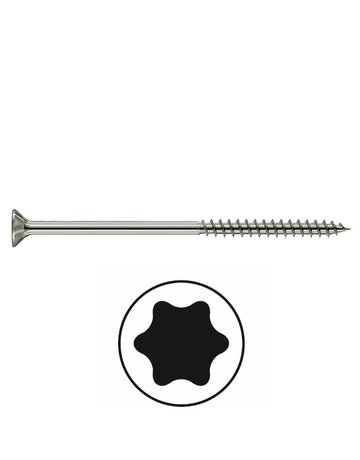 Schrauben Senkkopf Edelstahl TG 3,5 X 40 Innensechsrund