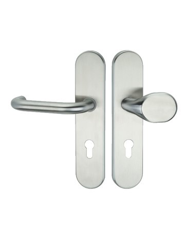 Schutz-Wechsel-Langschild-Garnitur Titania PZ 72/8 mm Edelstahl TS 35-55 mm - Topform