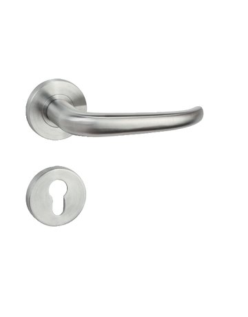 Wechsel-Rosettengarnitur Sirion PZW links Kl.4 Edelstahl mit TS 37-48 mm - Topform