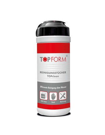 TOP Clean Reinigungstücher 100 Stk im Spendereimer - Topform