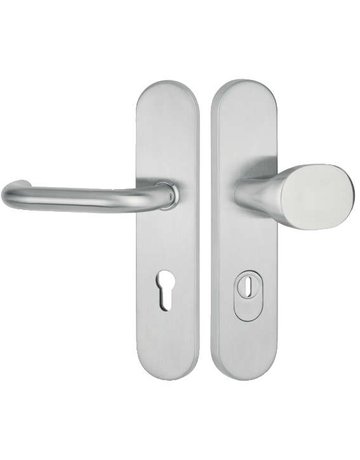 Schutz-Wechsel-Langschild-Garnitur ZA Titania PZ 72/8 mm Edelstahl TS 35-55 mm - Topform