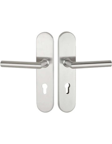 Schutz-Drücker-Langschildgarnitur Jupiter PZ 92/10mm Edelstahl TS 60-80mm - Topform