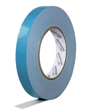 Spiegelklebeband Klebotop weiß - 19mm x 25m 080025 - Topform