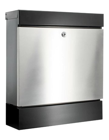 Briefkasten-Set Black & Steel Seattle 6848 B+S - BURG WÄCHTER