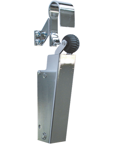 Dictator Türdämpfer V 1600 F mit Haken 1009, glanzverchromt, 80 N