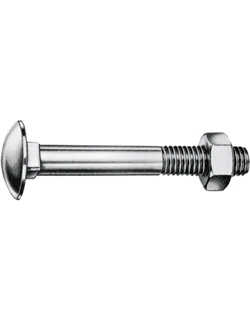 Schlossschraube DIN 603 verzinkt M 6 x 70