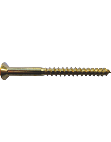 100 Stück #0 X 1/4 Zoll Messing Holzschrauben, Rundkopf Mit Schlitz - Für Feine Arbeiten