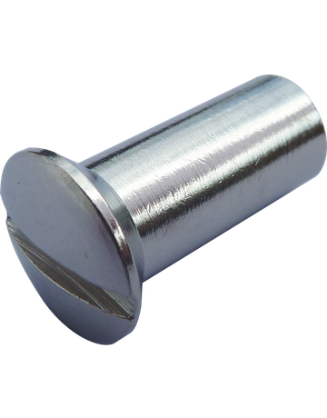 Hülsenmutter Liko Messing vernickelt M 6 X 10 X 15 mit Schlitz