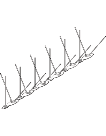 TAUBENABWEHR ULTRA2 110 MM HOCH SCHUTZBREITE 9,5-15 CM L=31 CM - Erax