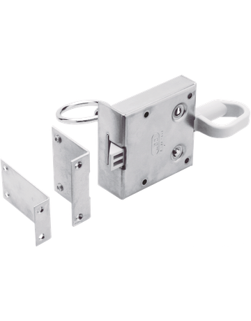 Tenntorschloss Partout 100 x 100 mm verz mit Ringschlüssel Nr. 206/75 D BB - Webi