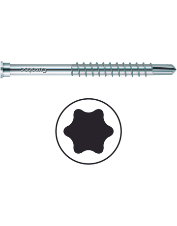 Profilbohrschraube Edelstahl gehärtet TX 5,5 x 51 mm - Eurotec