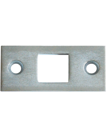 Stangen-Schließblech 261 verzinkt für Vierkantstange 13 mm Lochung 15x15 mm - Fuhr