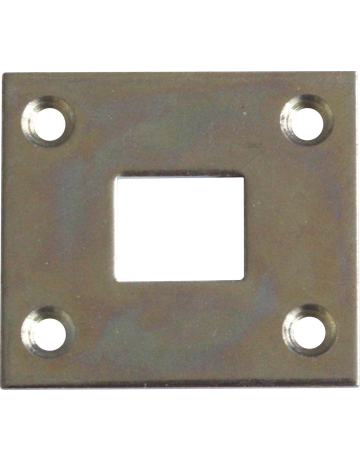 Stangen-Schließblech 915 verzinkt für Vierkantstange 16 - 19 mm - Fuhr