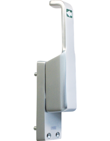 Tür-Treibriegel LM silber eloxiert ohne Stangen 980 links - Fuhr