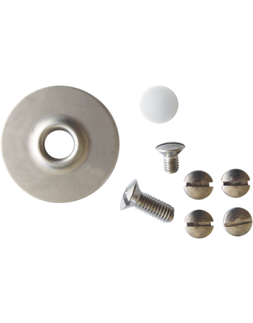 Deckplatten Zubehör Edelstahl (Deckscheibe mit Schrauben ) - GEZE