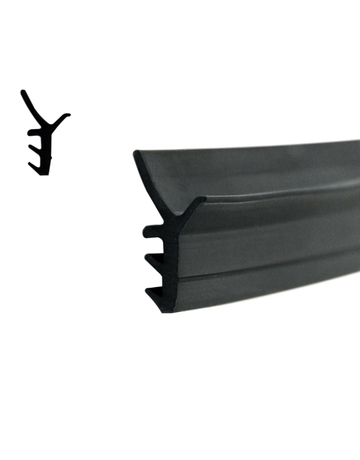 GU Dichtungsprofil P743 schwarz, 100m Ring