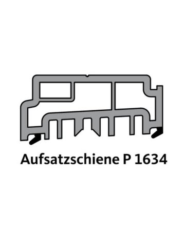 Karton Aufsatzschiene A FB 2000 mm - GU