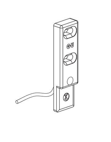 Beutel Schliessplatte Verschlussüb. Alarm. 6m - GU