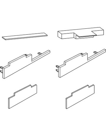 Beutel Zubehör Aufsatzschiene Schema A IV88 FA28 - GU