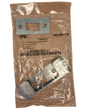 Schliessplatte Holz einfräsbar - GU