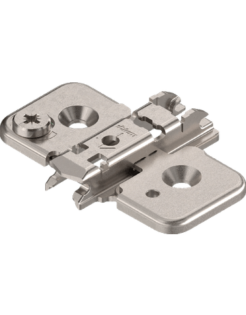 Clip-MPL mit Excenter-HV stahl Kreuzform 0mm Distanz für Spax HG - Blum