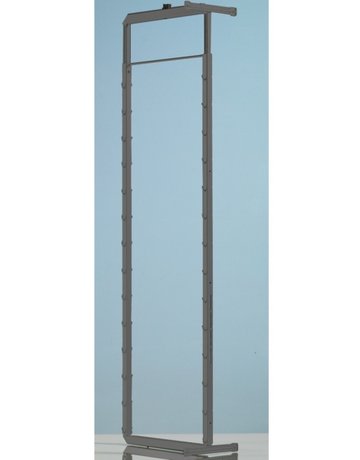 Höhenverstellbarer Tragrahmen Dispensa 90°, B 262 mm, H 1600 - 2000 mm, silber - Hettich