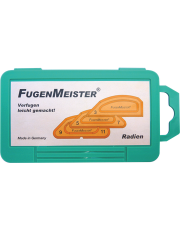 Fugenmeister Radien ungerade - 3-tlg. R3/90°, 5/7, 9/11