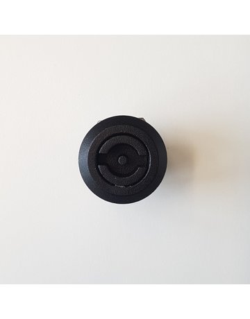 Drehriegel-Verschluss 28.4.18 mm GDZN schwarz, ohne Hebel Doppelbart 3 mm - Industrilas