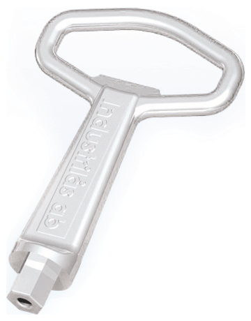 Hohlschlüssel GD-ZN verzinkt für ohne Hebel Doppelbart 5mm - Industrilas