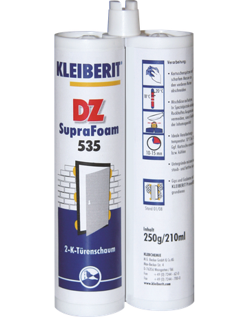 Supra Foam DZ Treibgasfreier 2K-Schaum Im Doppelzylinder 210 ml DZ 535 - Kleiberit