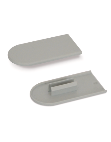 Cabineo Abdeckkappen Kunststoff (fenstergrau, RAL 7040), 2000 Stück - Lamello