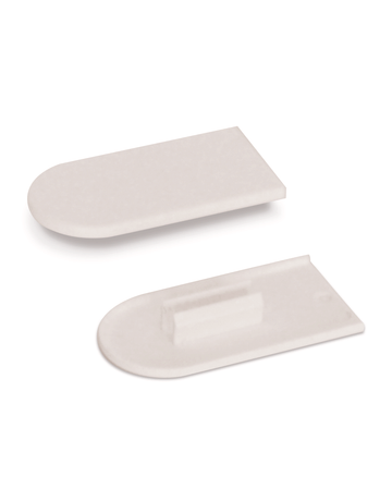 Cabineo Abdeckkappen Kunststoff (signalweiß, RAL 9003), 2000 Stück - Lamello