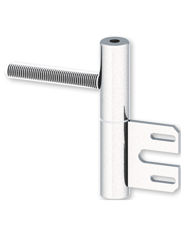 Türband 2-teilig vernickelt 30 kg pro Türblatt S215NI - Aptus