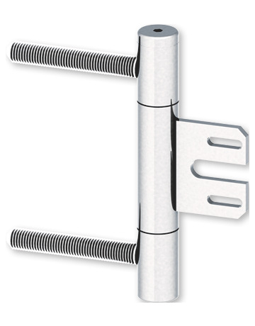 Türband 3-teilig vernickelt 70 kg pro Türblatt S315NI - Aptus