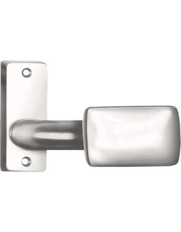 Türknopf mit Rosette 485 Alu F1 fest gekröpft - AMF