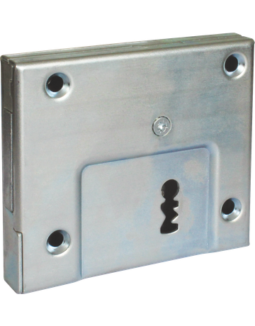 Kastenriegelschloss verzinkt mit 1 Schl. mit Winkelblech 49 B / 60 D BB - AMF