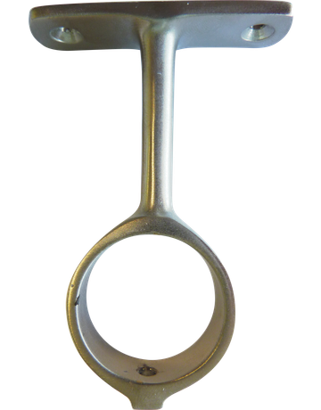 Schrankrohr-Mittelträger Edelstahl Optik für Schrankrohr Ø 25 mm 2102096