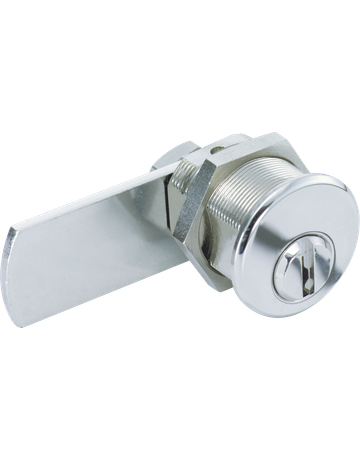 Hebelschloss (Hebelf.A) 2931/1 Zylinder poliert vernickelt 2 Schl. Schließung BN0102 - JuNie