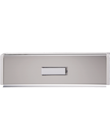 Briefeinwurf,mit Namensschild,ALU 3221 NA, 270x76,F1 eloxiert - Normbau