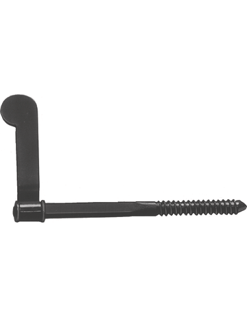 Laden-Vorreiber gepresst gelb verzinkt 160 mm Holzgewinde Nr. 432 - Pfeifer