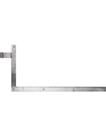 Haustürwinkelband geschweißt verzinkt/rs 40 x 60 cm für 14 mm Kloben Nr. 530 - Pfeifer