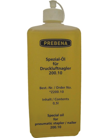 Spezial Öl für Druckluftnagler 200.10 1/2 Liter - PREBENA