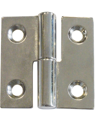 Lappenband vernickelt 40 mm gerade Links - PRÄMETA