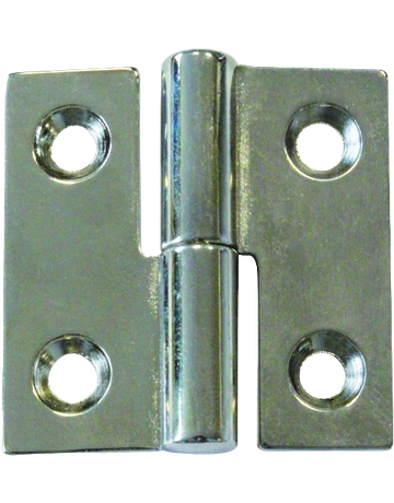 Lappenband vernickelt 40 mm gerade Rechts - PRÄMETA