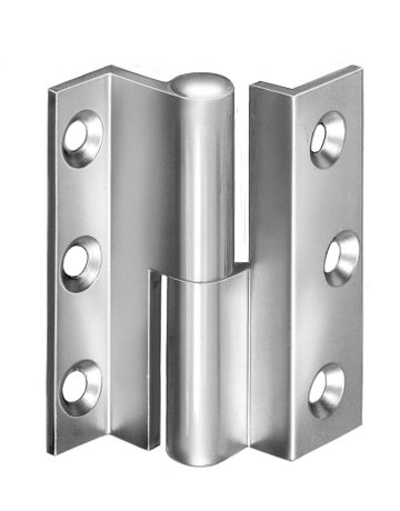 Lappenband vernickelt 50 mm Kröpfung Ø 7,5 mm Links - PRÄMETA