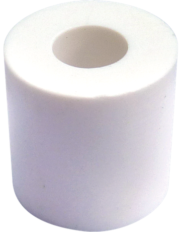 Distanzhülsen Kunststoff weiss M6 15 x 5 x 6,3 mm - Pulverich