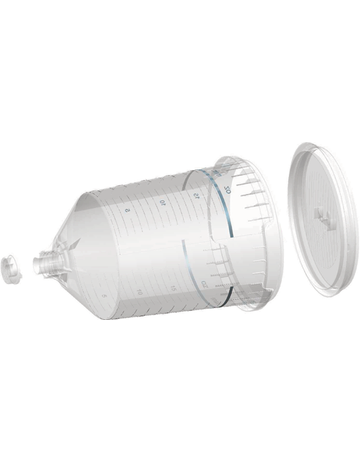 SPA-System / Becher mit Deckel u. Verschlusskappen VE=60 St. - HSM