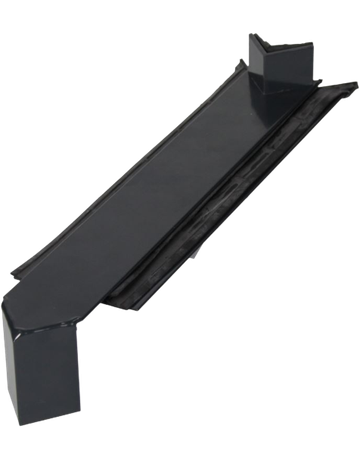 Gleit-Stoßverbinder G2 RAL 7016 Außeneck 225 mm 90 Grad