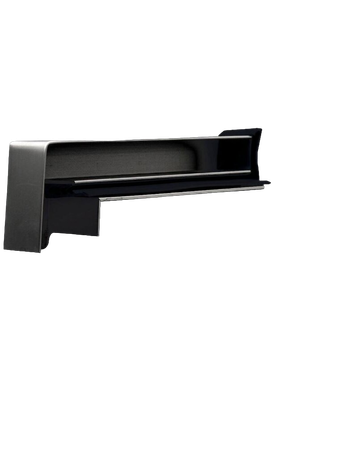 Bank Abschluss 180 mm LM RAL 7016 Putz 22 mm (RAG 2) links